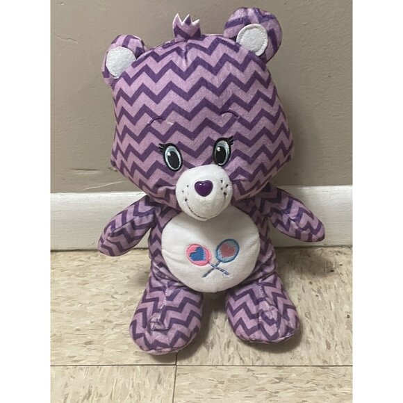 Care Bears | Toys | Care Bears Kellytoy 27 Purple Zig Zag Stripe ...